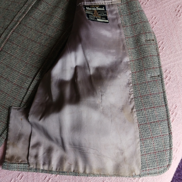 Vintage Harris Tweed 100% Scottish Wool Jacket - Picture 7 of 10